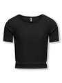 KOGNESSA LIFE SS CUTOUT TOP BOX JRS NOOS 146/152 Enger Schnitt - Black