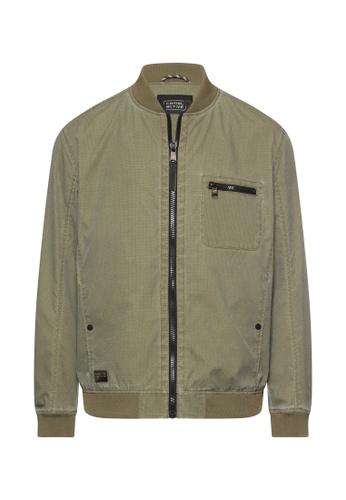 Blouson mit Bomberkragen aus Ribstop 50 Regular Fit - Deep Olive
