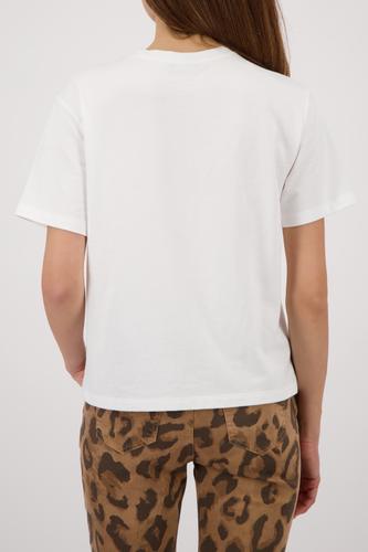 T-Shirt mit Schmuckschrift