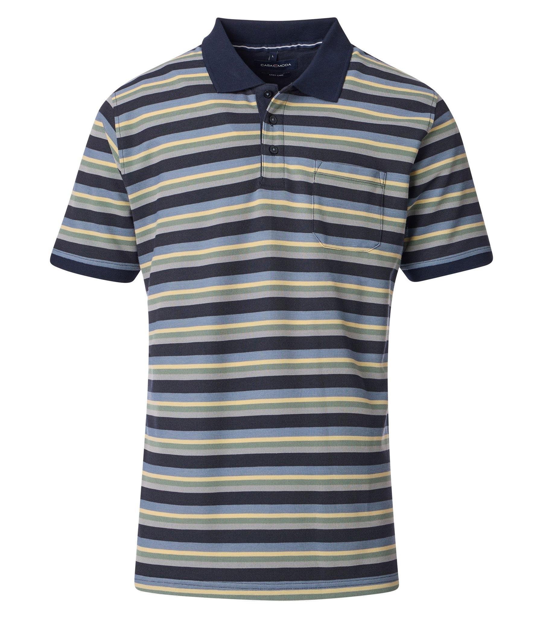 Polo-Shirt M Basic Circular Knit - Blau