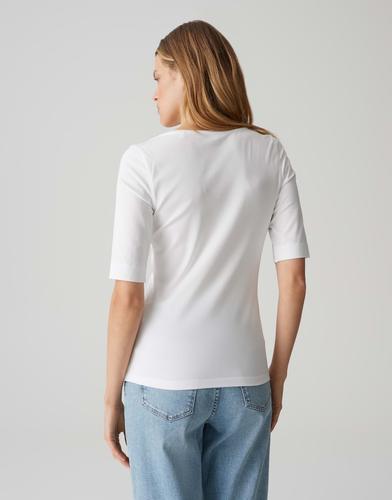 OPUS Kurzarmshirt »Daily F« im Basic-Look