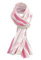Schal NOS mit sanftem Griff - Pink Blush/ecru/cream