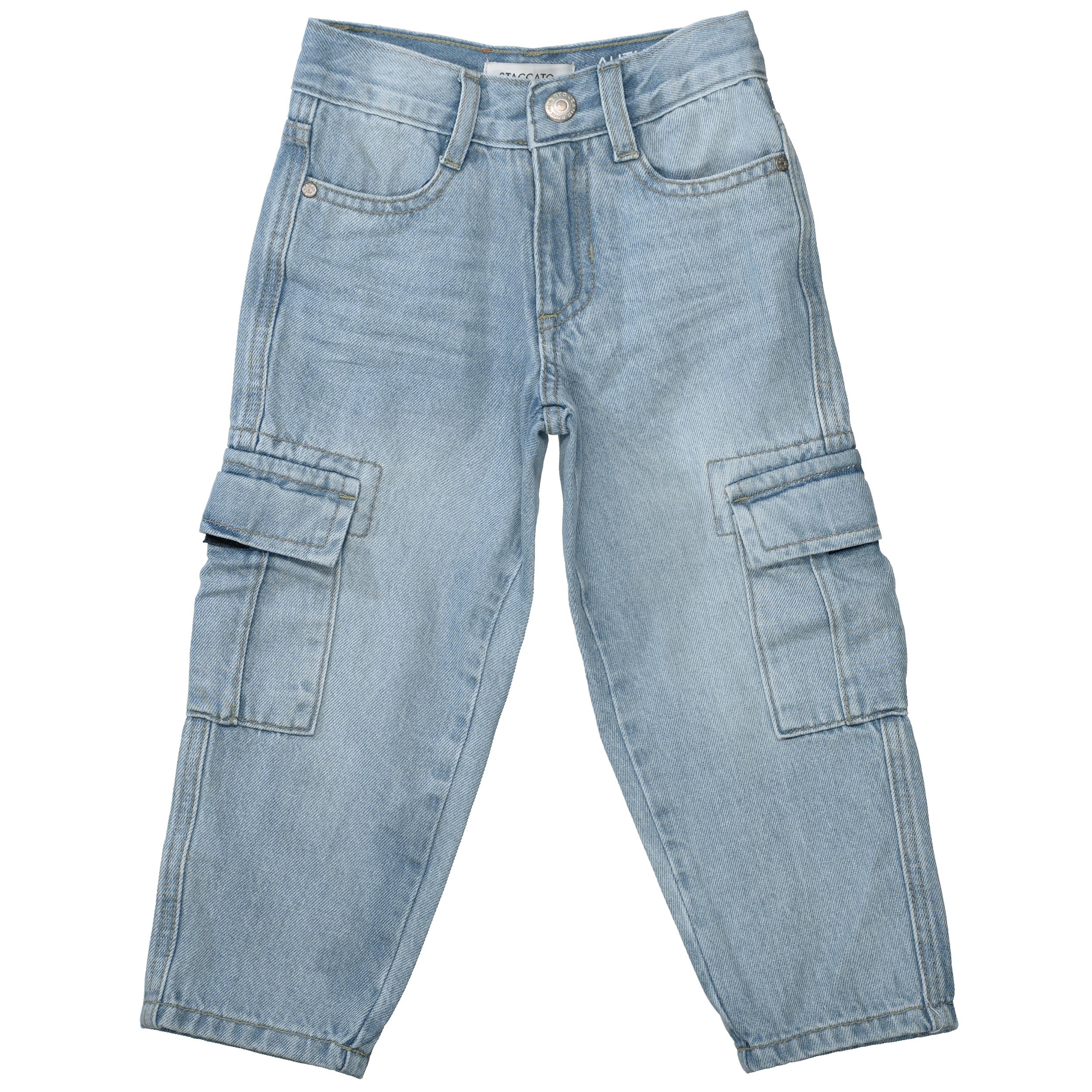 Kn.-Cargojeans 98 - Light Blue Denim