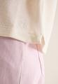 T-Shirt mit Boatneck im Strick-Look