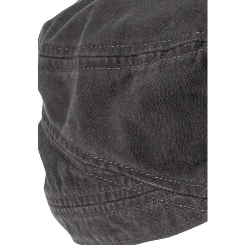 Größenverstellbare Kuba-Cap aus Organic Cotton OS - Asphalt