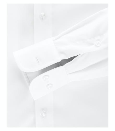 Popeline Hemd uni 006530 39 Modern Fit - Weiss