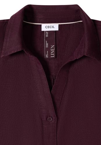 Dropped Shoulder Bluse aus Leinen