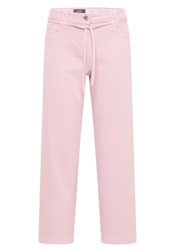 High Waist Wide Leg Jeans im Loose Fit 26/28 - Light Blush Rose