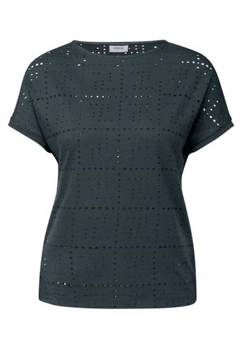 T-Shirt mit Lochmuster