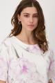 Allover Print Shirt 40 - Lavender Rose Gemustert
