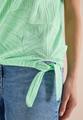 Shirt im Ausbrenner-Look mit Wording