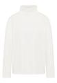 Langarmshirt in Rippstruktur XXL - Vanilla White