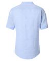 Leinenhemd XXL Casual Fit Short - Blau