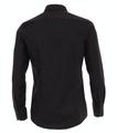Popeline Hemd uni 38 VM - Schwarz