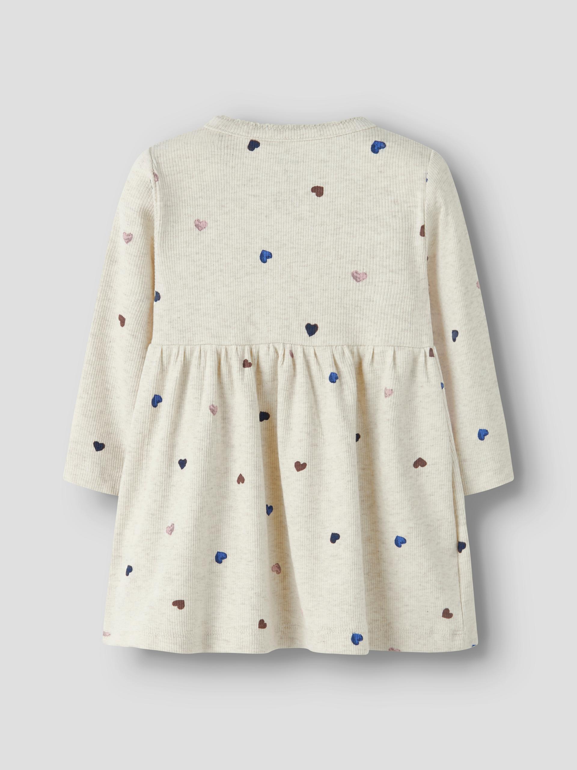 NBFNUTTI LS DRESS 74 Normal geschnitten - Peyote Melange