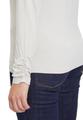 Rollkragenshirt 42 Figurbetont - Grau Beige