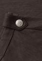 T-Shirt mit Rundhals und Knopfdetails 36 - Espresso Brown