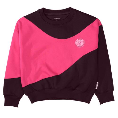 Md.-Sweatshirt, oversized 152 - Dark Burgundy