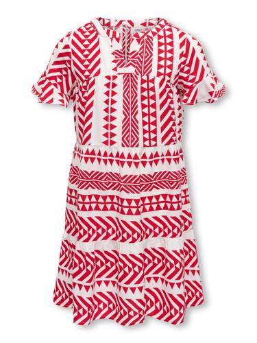 KOGALBERTE LIFE SS AOP DRESS PTM 140 Normal geschnitten - Barbados Cherry