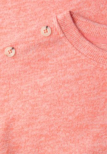 Softes Shirt mit Knöpfen 38 - Striking Coral Mel.