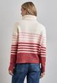 Gestreifter Strickpullover 38 - Petal Rose