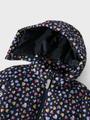 NMFMAXI JACKET AOP NOOS 92 - Dark Sapphire