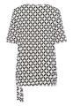 T-Shirt NOS mit Bindebanddetail 40 - Paradise Green/ecru/schwarz