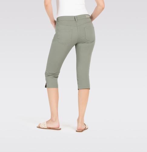 MAC JEANS - CAPRI, Fade out gabardine 42/19 - Grün