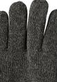 Melierte Strickhandschuhe mit warmen Futter Grau L