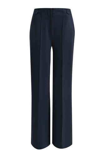 super wide leg pants XS - Marine