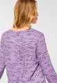 Mountain Print Bluse S - Frosty Violet