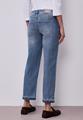 Straight Leg Jeans mit Saumdetail 31/28 - Mid Blue Washed