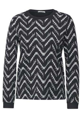 Bedrucktes Shirt S - Black
