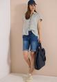 Slim Leg Jeansshorts im Casual Fit 29 - Mid Blue Used Wash