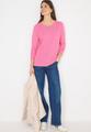 Strukturpullover L - Heather Dark Blossom Melange