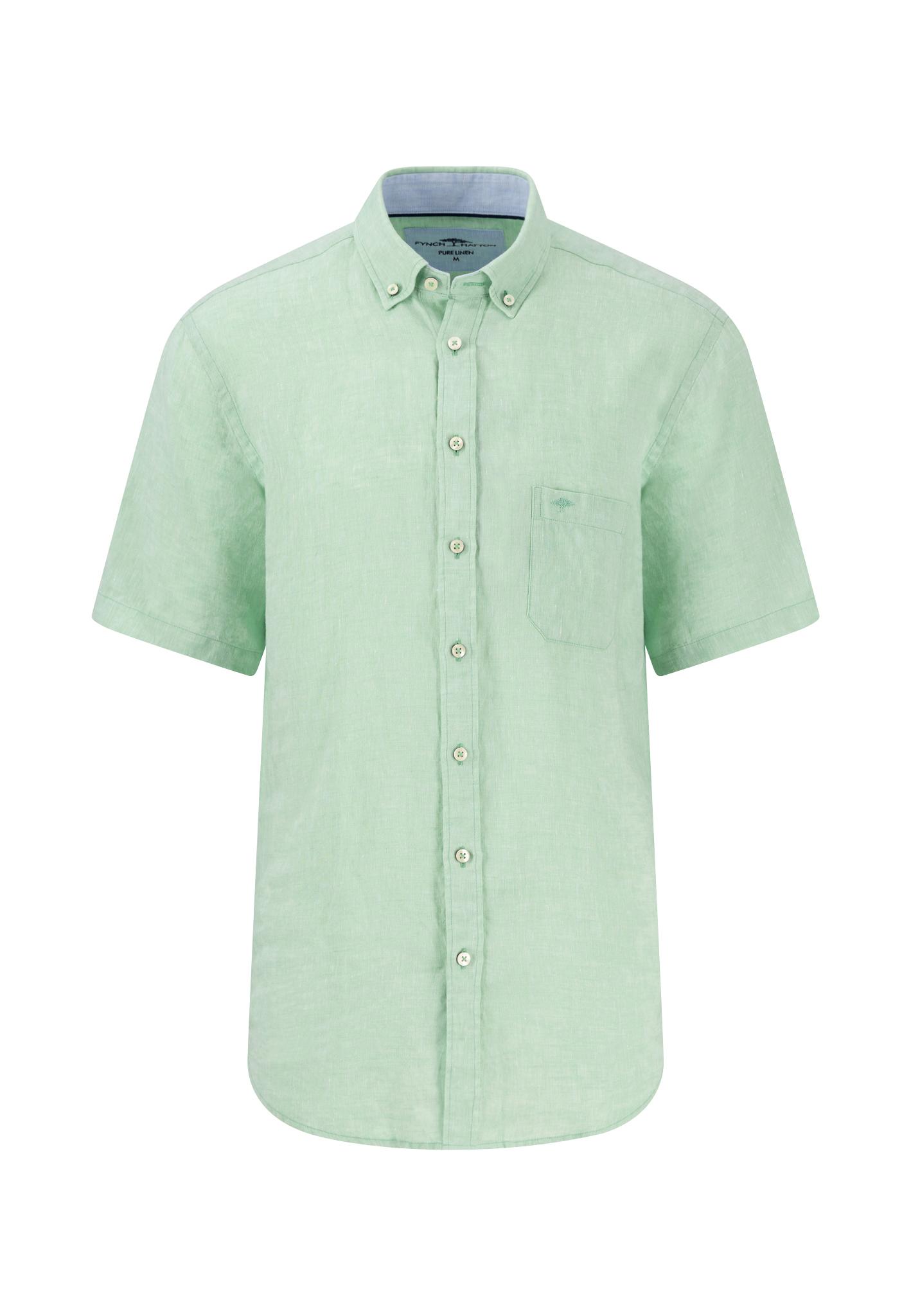 Premium Linen, B.D., 1/2 L Casual Fit - Turf Green