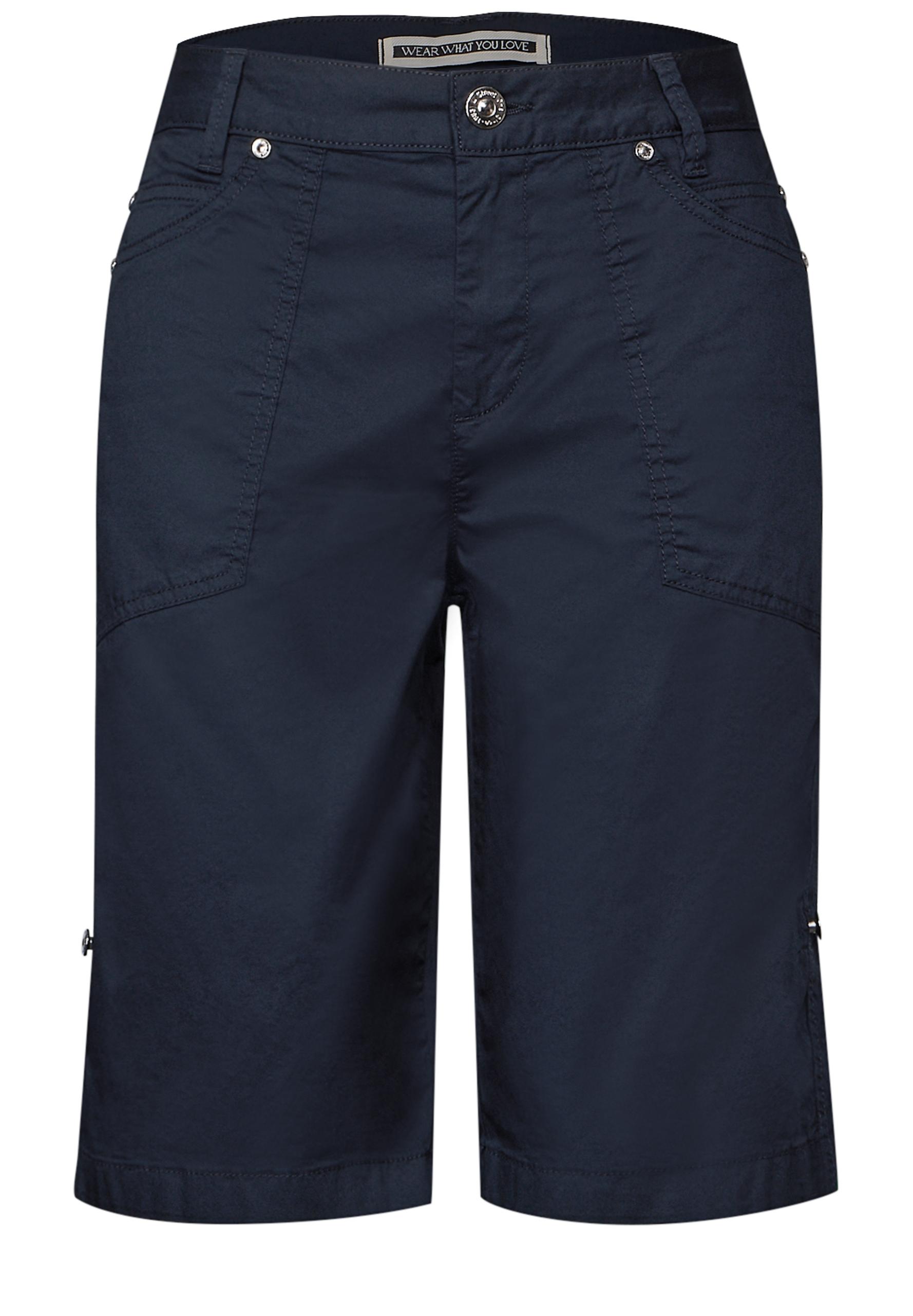 Bermuda mit Turn-Up 34 - Deep Blue