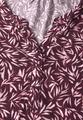 Shirt mit Minimal Print S - Mulberry Red