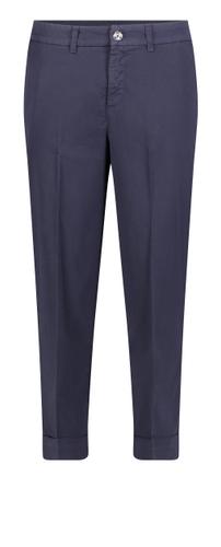 MAC JEANS - CULOTTE turn up, Fade out gabardine 44/OL - Blau