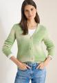 Space Dye V-Neck Cardigan XL - Bamboo Green Melange