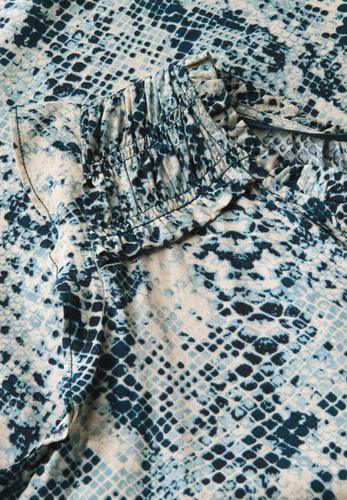 Bluse mit Snake Print