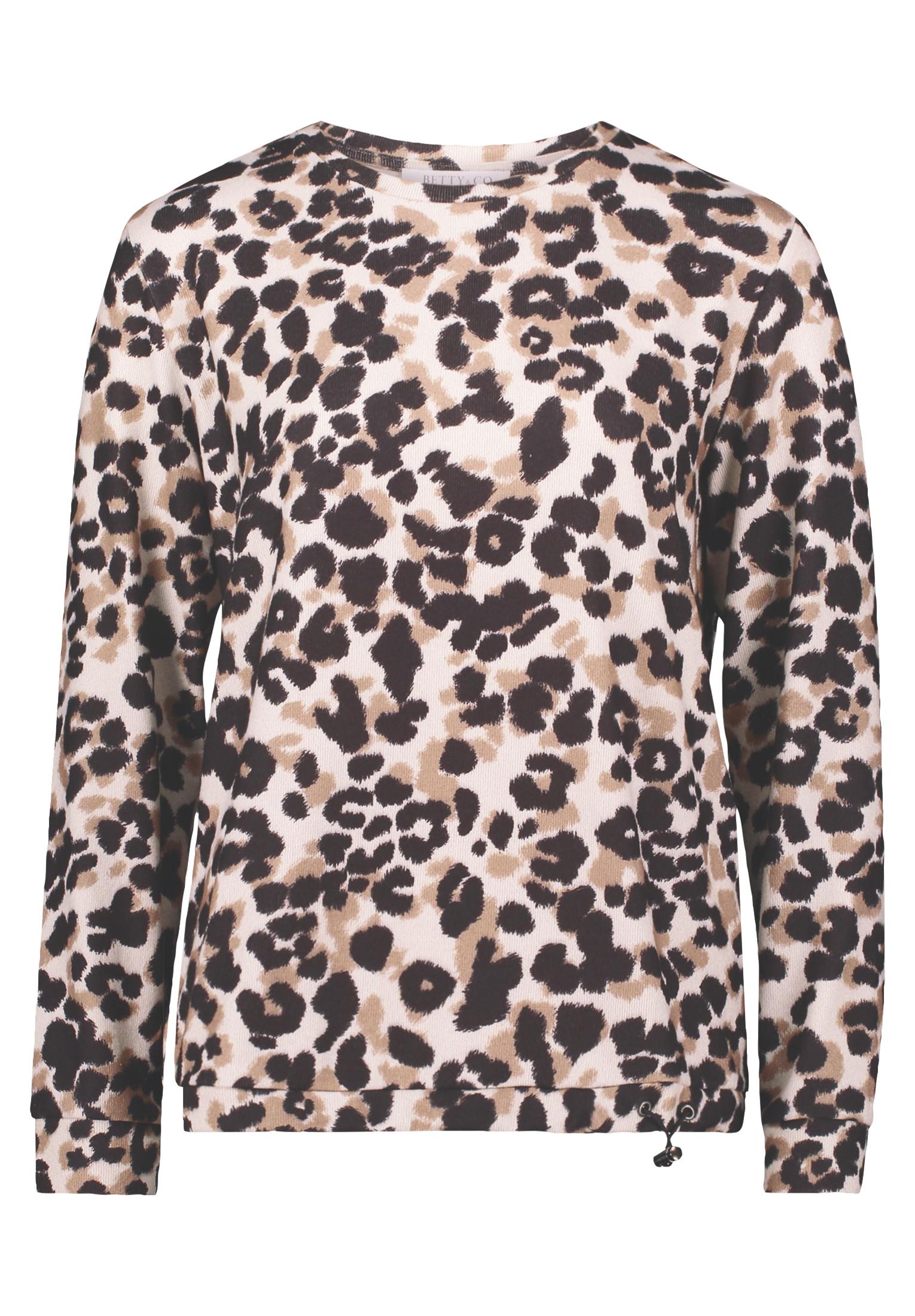 Casual-Shirt 40 Lässig - Beige/schwarz