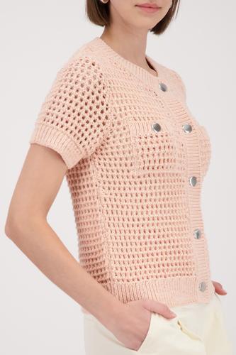 Ajour Strickjacke 42 - Summer Peach