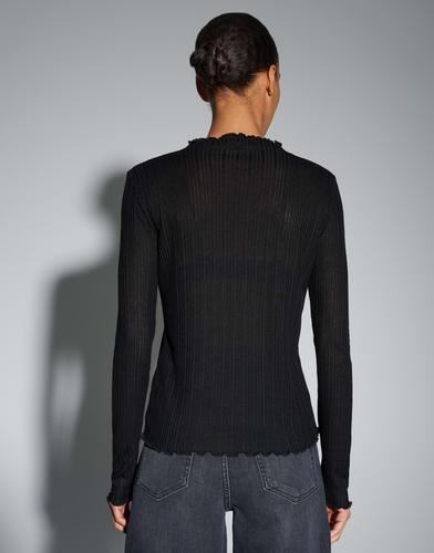 Langarmshirt "Sivi" - Schwarz / 36