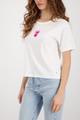 T-Shirt mit Coffee-Print 36 - Off-white