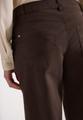 Mid Waist Barrel Leg Hose im Casual Fit 27/28 - Macchiato Brown
