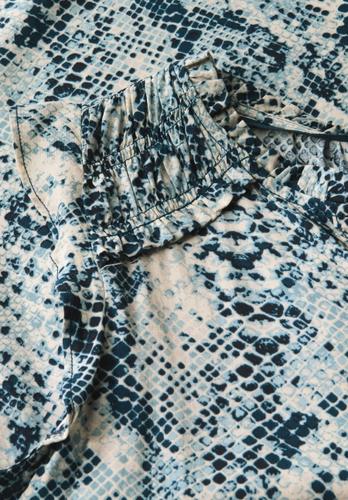 Bluse mit Snake Print