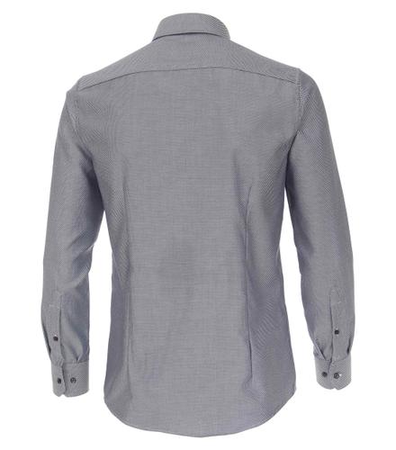 Dobby Hemd uni 40 VM - Blau