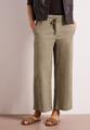 Wide Leg Hose im Loose Fit mit Streifen 40/7/8 Hosen - Silent Sand