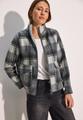 Karierte Jacke L - Mineral Grey Melange
